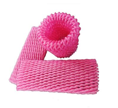 China Soft Different Size Fruit PE Plastic Foam Netting For Fruit Pad Netting for sale