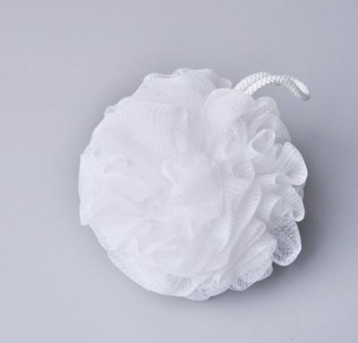 China EXFOLIATE Shower Use PE Plastic Soft Shower Bath Flower For Body Cleaning for sale