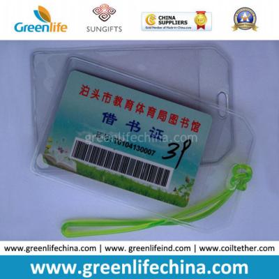 China Cheapest Factory Supply Soft PVC Card Holder for Luggage Tag for sale