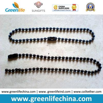 China Nickle Free Plated Custom Size Black Chain Jewelry Necklaces for sale