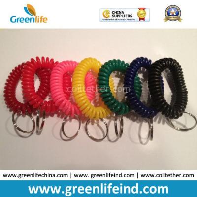 China Spiral Wrist Badge Accessories Colorful Elastic Bands for sale