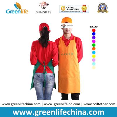 China China factory popular fashinal advertising polyester apron for cleaning best kitchen tool for sale