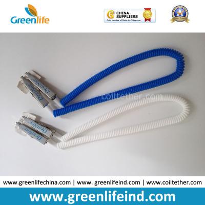 China Blue White Popular Color Plastic Slim Dental Scarfpin Cip Stretch Cord Holder for sale