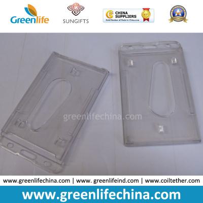 China Plastic Business Card Need Vertical Oversized Hard ID Holder for sale