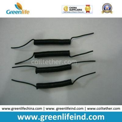 China Elastic Coiled Tether w/Custom Length Straight Line on Ends Ready for Ski Using for sale