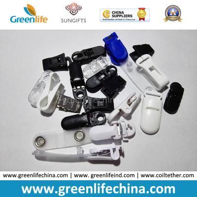 China High Quality Plastic ABS/PC Snap Clips/Alligator Clips White/Black/Clear Colors for sale