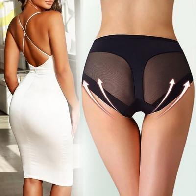 China Breathable Naked Women Naked Crotch Women Plus Size Tummy Control Shapewear High Rise Body Shaping Panties for sale