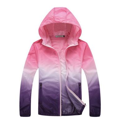 China Ultra-thin Long Sleeve Women's Couples Outdoor Sports Skin Clothing UV Protection Sunscreen Clothing for sale