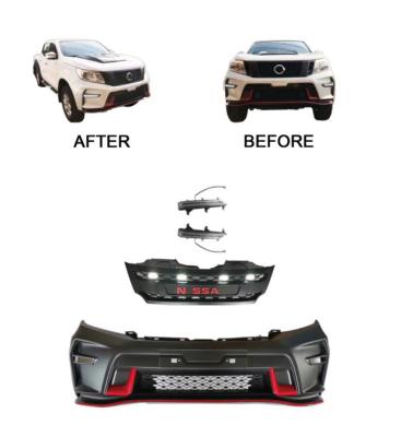 China New Design High Quality Plastic Front Bumper Body Kit For NP300 Rise NISMO for sale