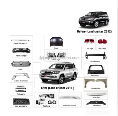 China ABS Cheap Price Car Conversion Body Kits For 2016 Toyota Land Cruiser 2012 Upgrade for sale