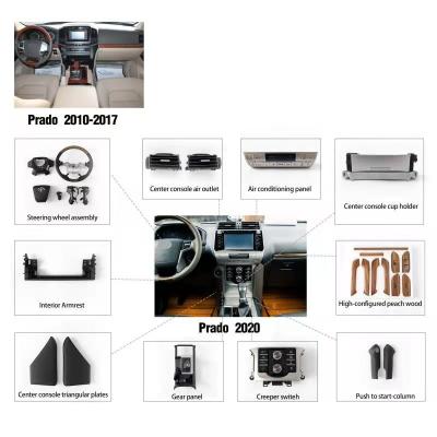 China Specially Authorized IP Factory Sale Car Spare Parts Interior Trim For Land Cruiser Prado 2010-2017 Upgrade 2020 for sale