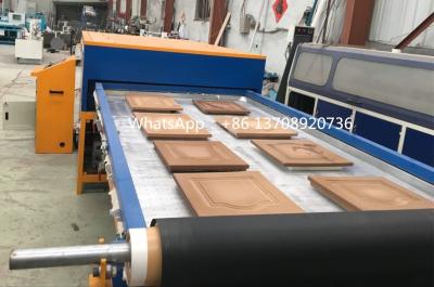 China pvc foil vacuum membrane press machine/semi-automatic veneer hot press machine for sale