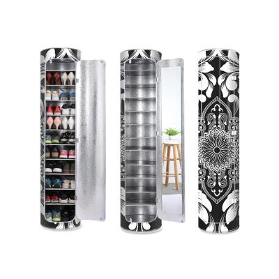 China Korean Round High Quality Modern Oriental Living Room Furniture Shoe Cabinet (Other) Adjustable Entryway for sale