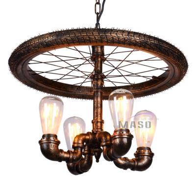 China 2020 New Vintage Lights Bike Electric Parts Pipe Lamp Fixtures for sale