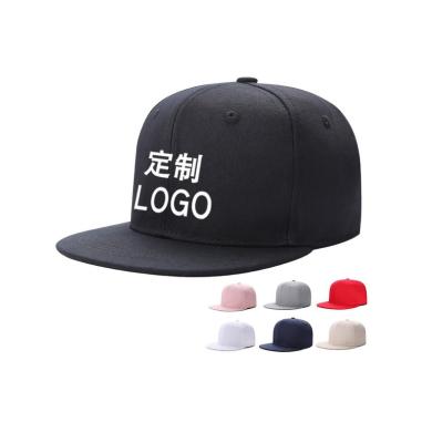 China New OEM COMMON Trucker Hat Woven White 6 Panel Leather Strap Snapback Hat With Mesh And Snapback Caps For for sale