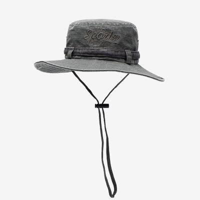 China New Arrival Casual Sun Hats For Women Mens Fishing Fishing Cap Breathable Mesh Hat Wide Brim Hat for sale