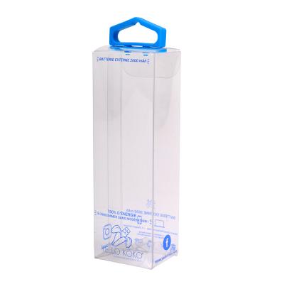 China Biodegradable Custom Printing Logo Clear Plastic PVC Packaging Box With Hanger for sale