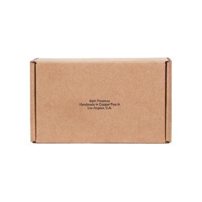 China Recycled Materials Eco Friendly Kraft Corrugated Paper Mailing Package Mailing Box for sale