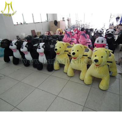 China Hansel motorized plush animals plush motorized zippy rides Shopping Mall Animal Rides for sale