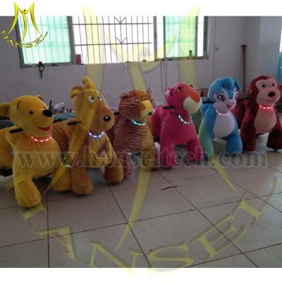 China Hansel Animal Rider Motorized Animals Motorized Plush Riding Animals for sale