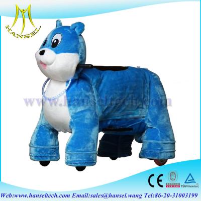 中国 Hansel Plush Toys Stuffed Animal Rides Plush Zoo Animal Scooters in Mall 販売のため