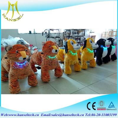 China Hansel plush toy on animals  kiddy ride machine game centers equipment indoor amusement park games rideable toys for sale