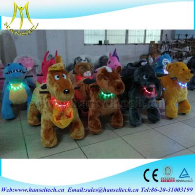 China Hansel game room amusement parks kiddie rides machines amusement park electric car moving donkey ride toy in mall for sale