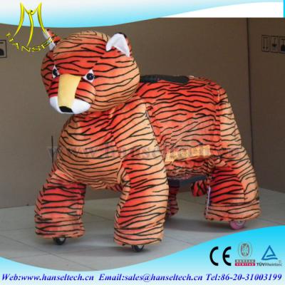 中国 Hansel theme park equipment for sale kid amusement park items indoor and outdoor ride on party animal toy unicorn ride 販売のため