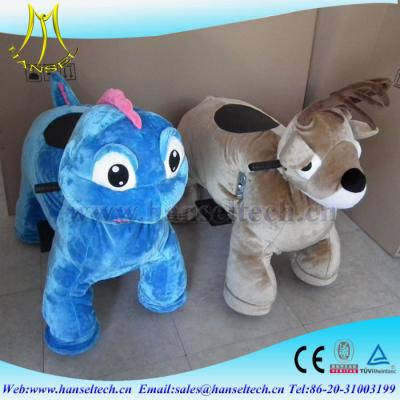 China Hansel rocking motorcycle kids coin operated horse ride mall ride on toys high quality animal walking toys ride cars kid for sale