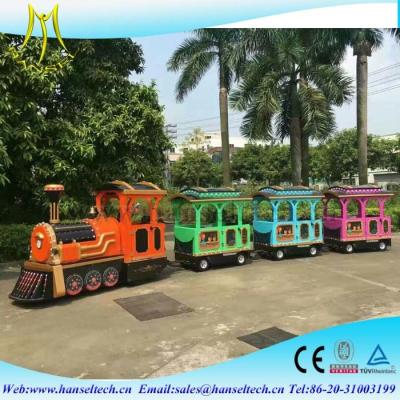 China Hansel high quality children electric train train electric amusement kids train for sale battery operated train rides for sale