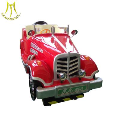 China Hansel  low price india coin operated game machine used  fiberglass kiddie rides on car 2018 for sale