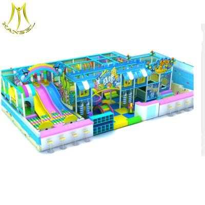 China Hansel china playground equipment outdoor wooden kids playhouse  indoor play equipment for sale