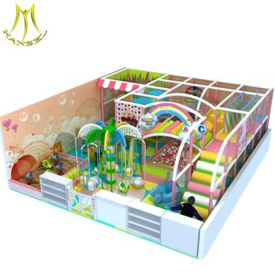 China Hansel commercial china factory kids indoor playground equipment outdoor wooden kids playhouse for sale