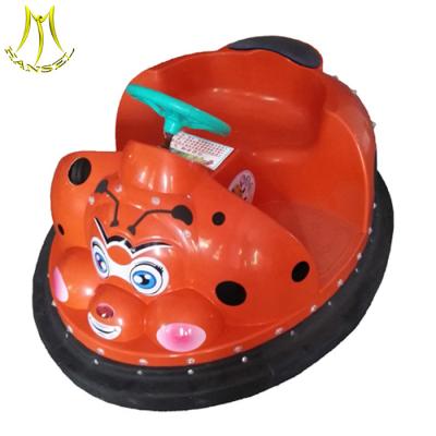 China Hansel kids outdoor amusement park for sales plastic bumper car 24 volt ride on car for sale