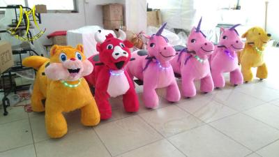 China Hansel attractive  carnival plush animals for Christmas baby stuffed plush animal toys riding for sale