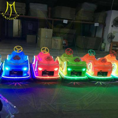 China Hansel colorful light plastic battery operated kids bumper cars for sale