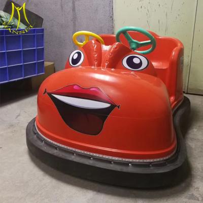 China Hansel kids plastic indoor and outdoor playground plastic bumper cars with battery for sale