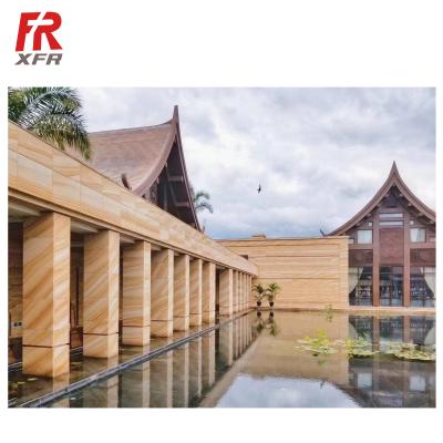 China Interior Decoration Sandstone Wall Cladding Slab Slip Resistance for sale