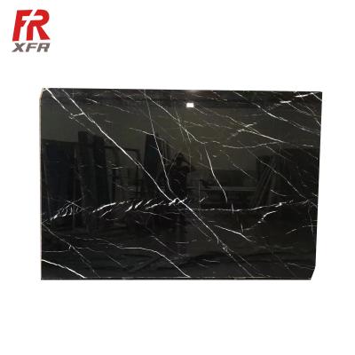 China Black Marquina Marble Stone Tiles Indoor Outdoor Moisture proof for sale