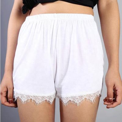 China 200LB Breathable Plus Size Cotton Safety Lace Modal Pants Shorts Tight Women Underwear Pants Good Quality For Lace Up Fashion Short Women for sale