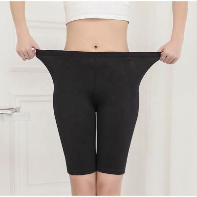 China Breathable Plus Size Half Stretch Fitness Safety Gaiters For Women Pants Tight Pants for sale