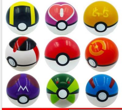 China 7cm Pokemon Pikachu Pokeball Cosplay Pop-up Master Great Ultra GS Poke Ball Toys for sale