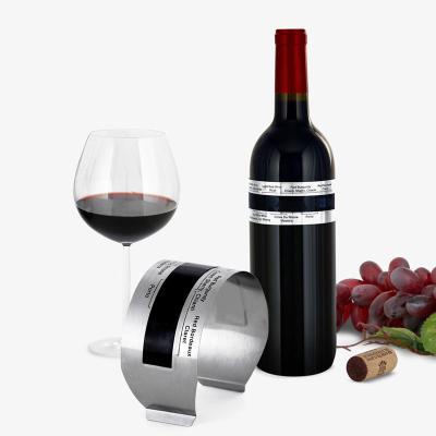 China Wine Thermometer Bar Beverage Tool Smart Bottle Thermometer LCD Display Snap Clip Sensor for Champagne Beer Red Wine Wine Cella VEL-984 for sale