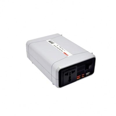 China Aluminum Alloy Plastic Shell 300W 12v 24v 48v DC To AC 110v 230v Solar Power Inverter for sale