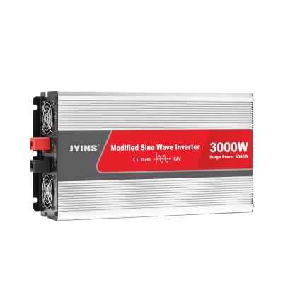 China LED lighting 3000W 12v 24v dc to ac 110v 220v modified sine wave power inverter with charger for sale