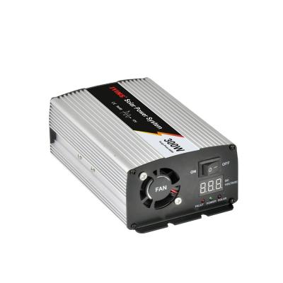 China 300W 12v dc to ac 110v/220v solar power inverter with integrated charge controller 180x106x63mm for sale