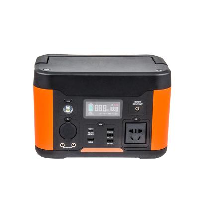 China Home Mobile Handle 500W High Capacity Portable Power Station For Food Truck Camping Explorer Phone for sale