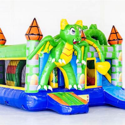 China Factory Price Cheap Party White Inflatable 0.55mm Plato PVC Tarpaulin Bounce House With Ball Pit for sale