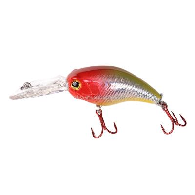 China High Quality ABS 5cm Floating 11g Crankbait Lure Artificial Fishing Lure Fishing Hardbait With Mustad Hook for sale