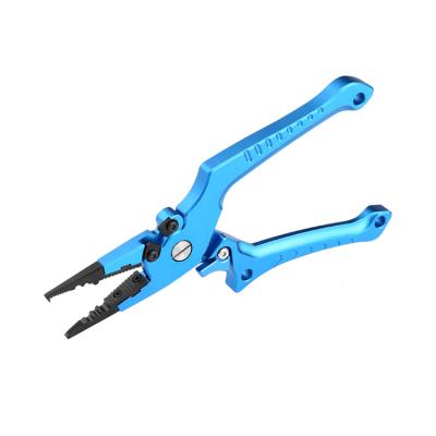 China Multifunctional Fishing Line Crimper Pliers High Quality Wholesale Self-locking Durable Cutter Fishing Pliers Function Tool Pliers for sale